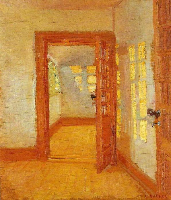 Anna Ancher interior oil painting image